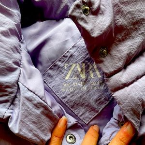 Lavender puffer vest